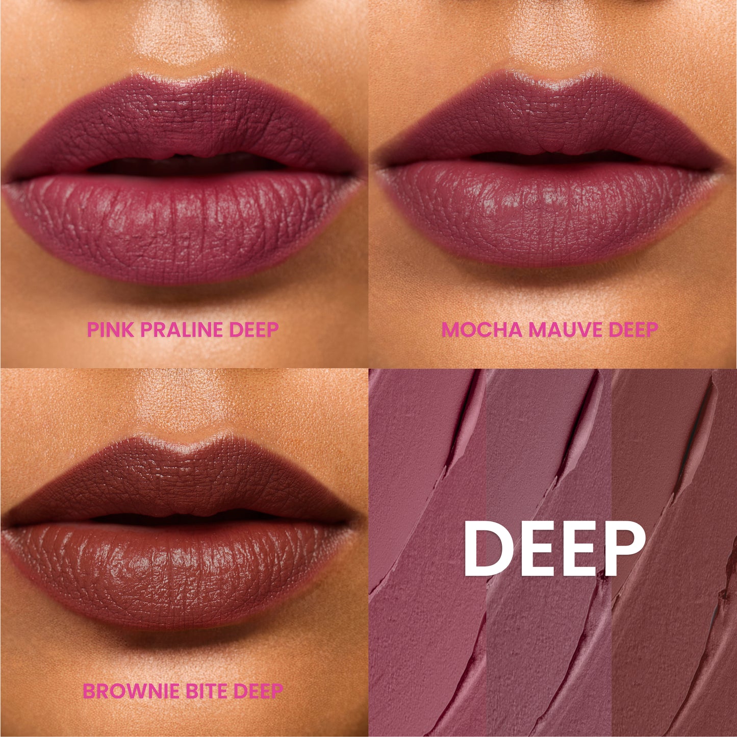 DARK TRIO COCOA PEPTIDE VELVET MATTE LIPSTICK COMFORT MATTE LIPSTICK