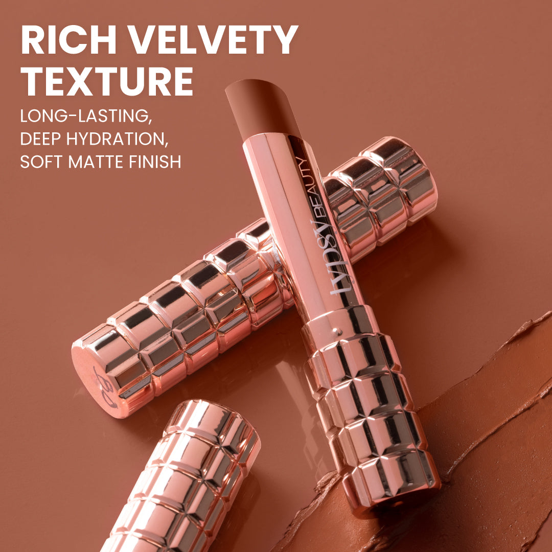 Lip Treatment Balm + Cocoa Peptide Lipstick