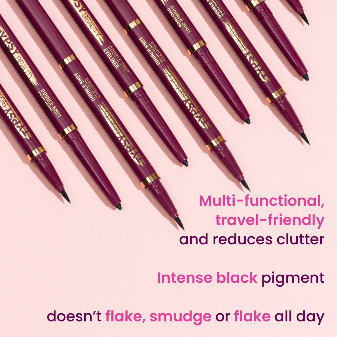 Lip Treatment Balm + Double Shot Kajal + Eyeliner