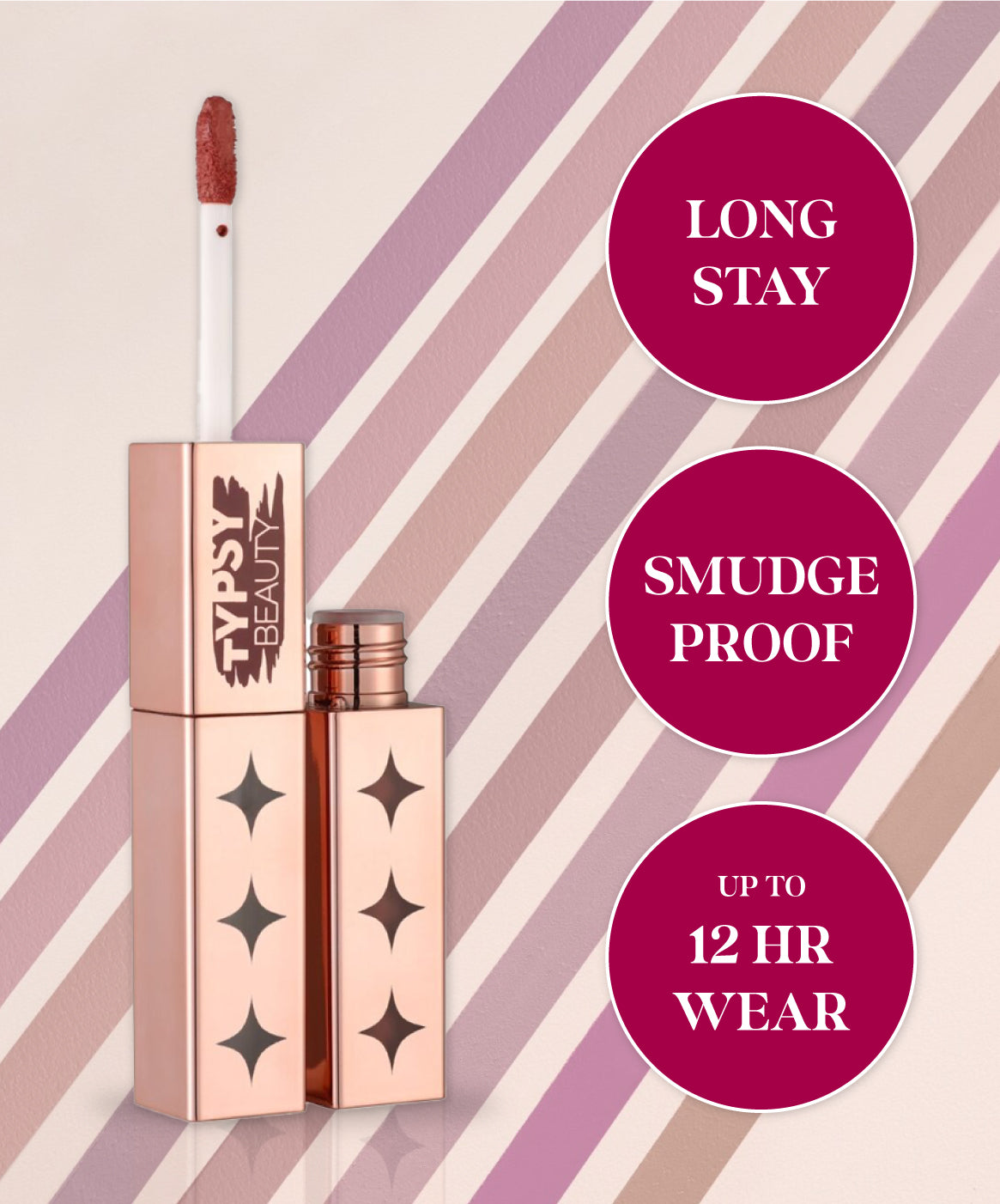 Crystal Plumping Gloss & On and Off Lipstick + Eraser