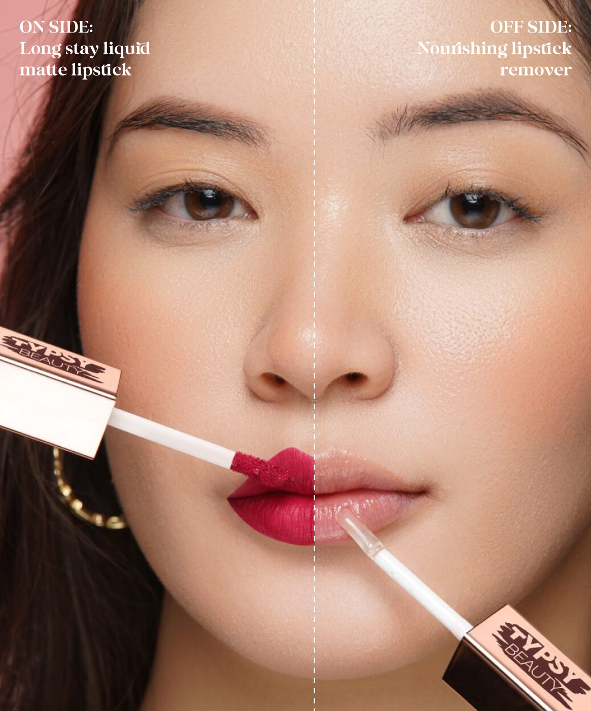 Crystal Plumping Gloss & On and Off Lipstick + Eraser
