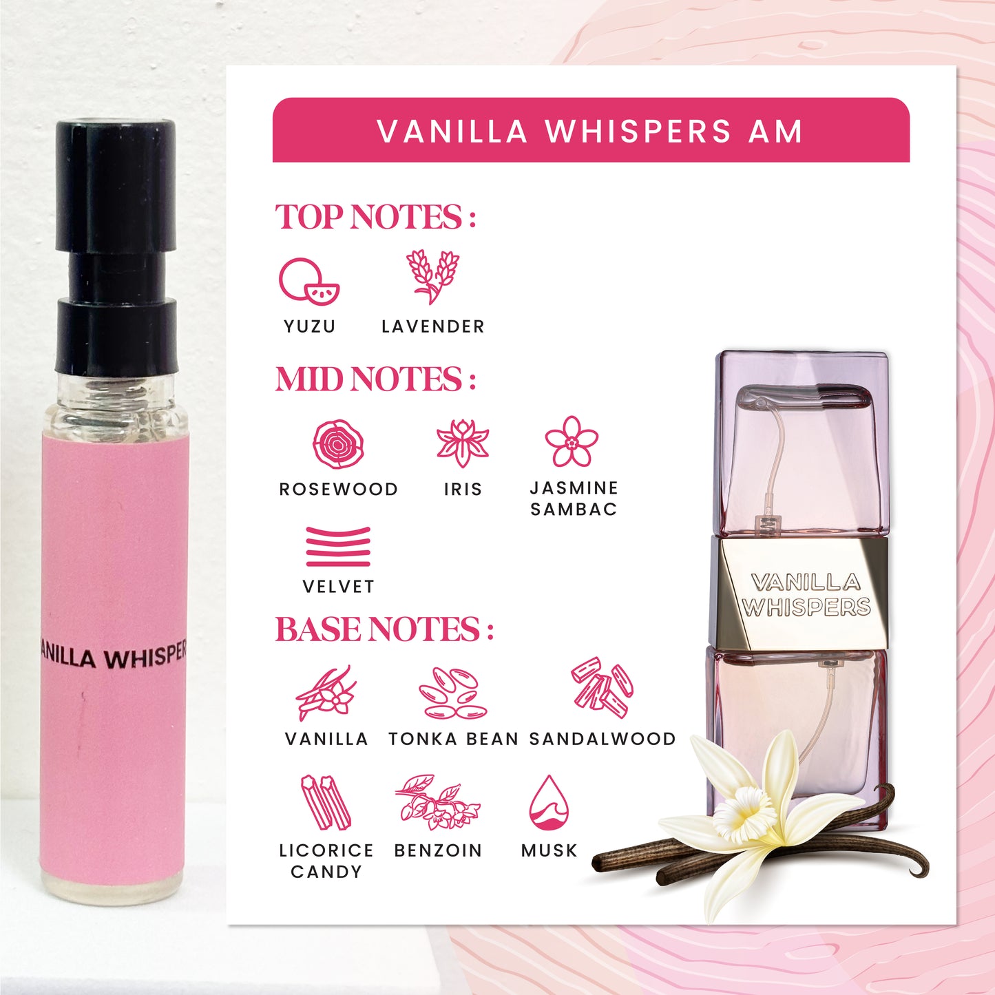 Vanilla Whispers AM Card