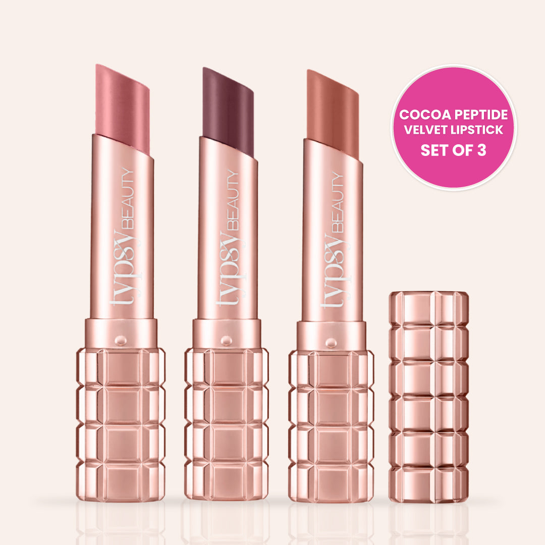 COCOA PEPTIDE VELVET MATTE LIPSTICK TRIO