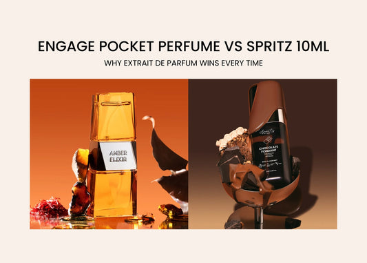 Engage Pocket Perfume vs Spritz 10ml: Why Extrait de Parfum Wins Every Time