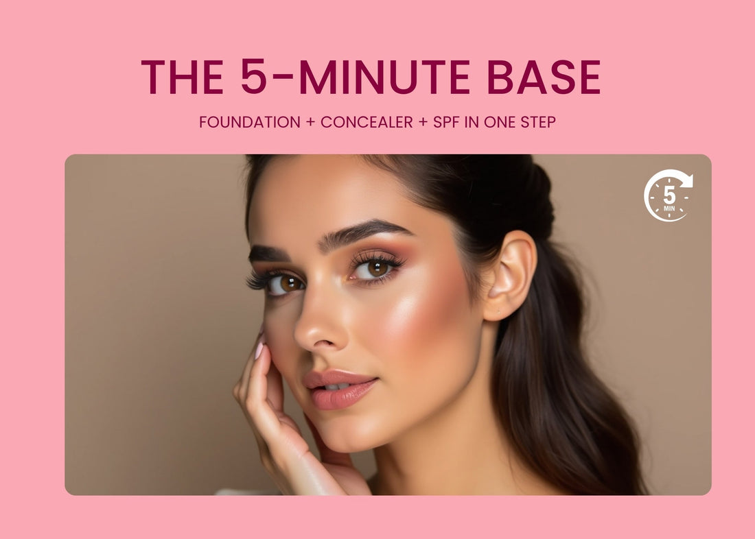 The 5-Minute Base: Foundation + Concealer + SPF in One Step
