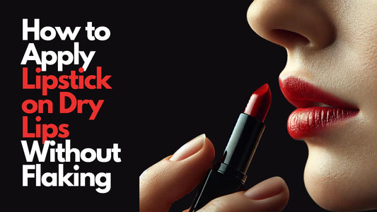 how to apply lipstick on dry lips