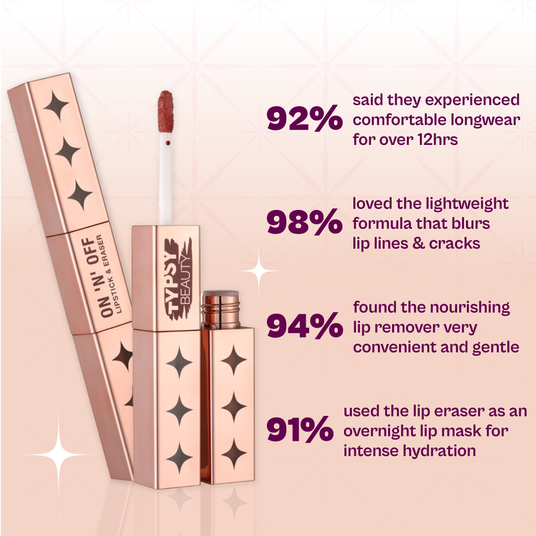 On & Off Lipstick + Eraser