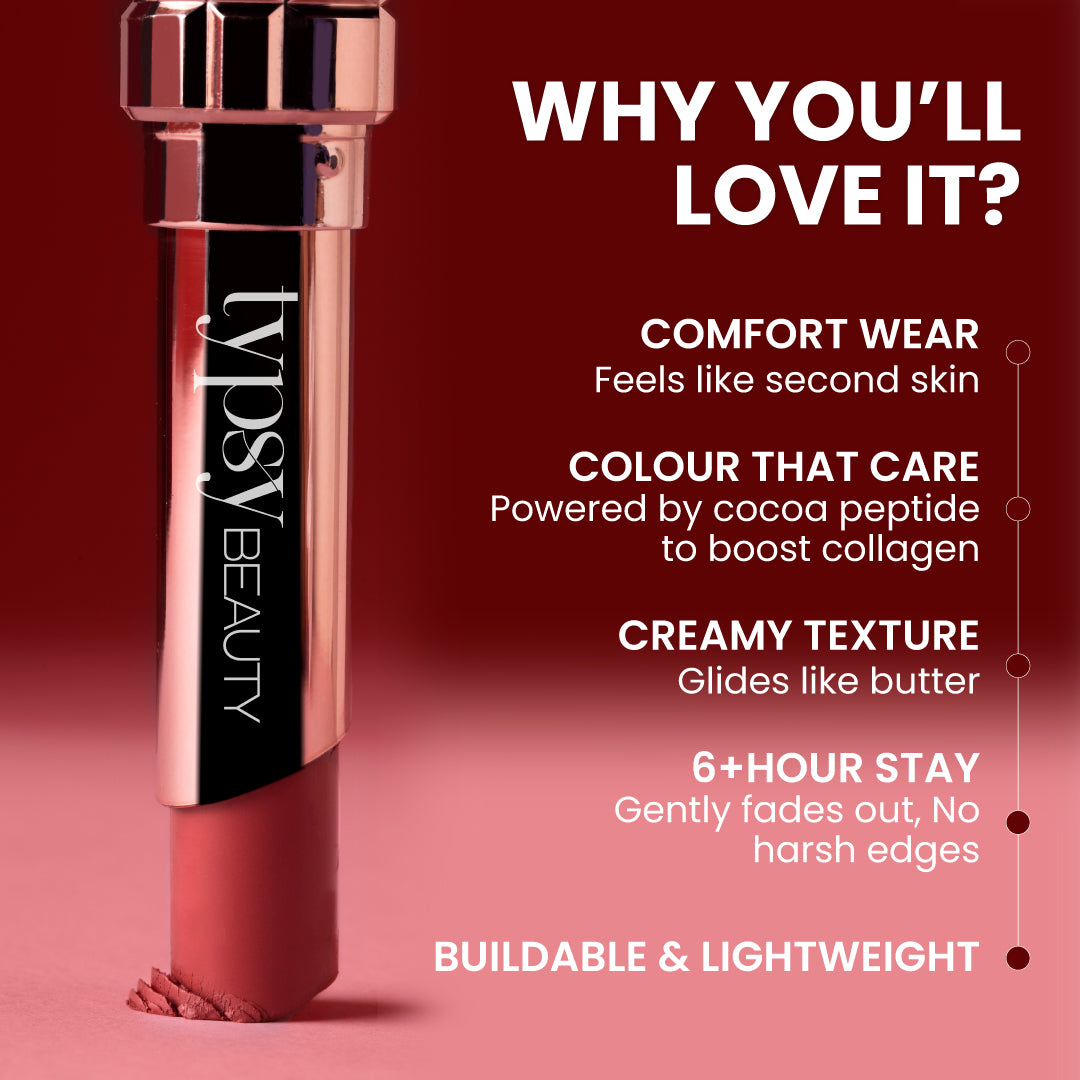 Cocoa Peptide Velvet Matte Lipstick