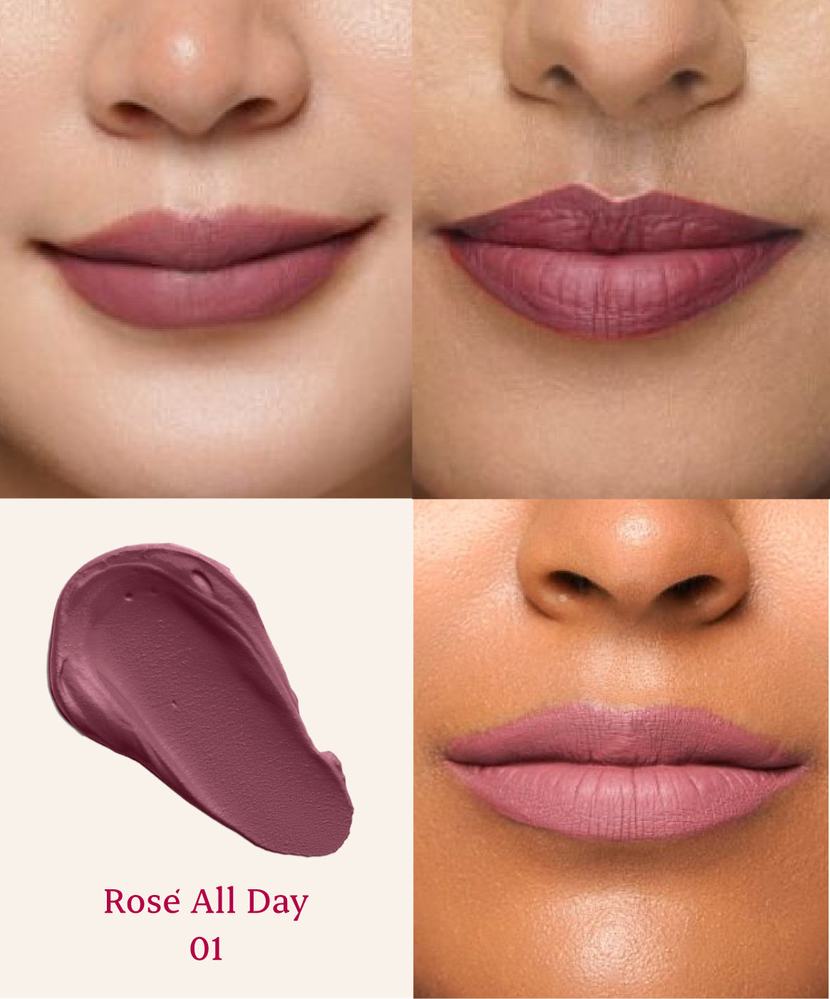 Rose all Day 01 - Cool toned muted mauve pink
