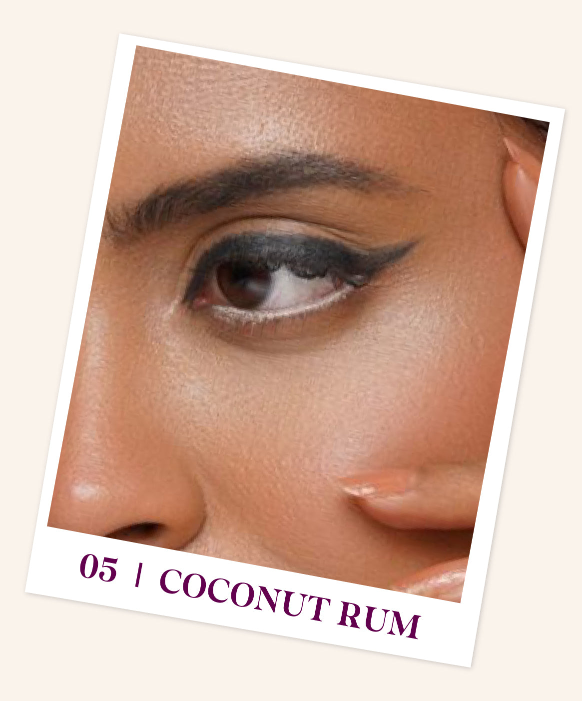 Coconut Rum 05 - Black & Matte nude cream