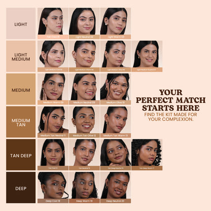 Foundcealer Shade Match Kit