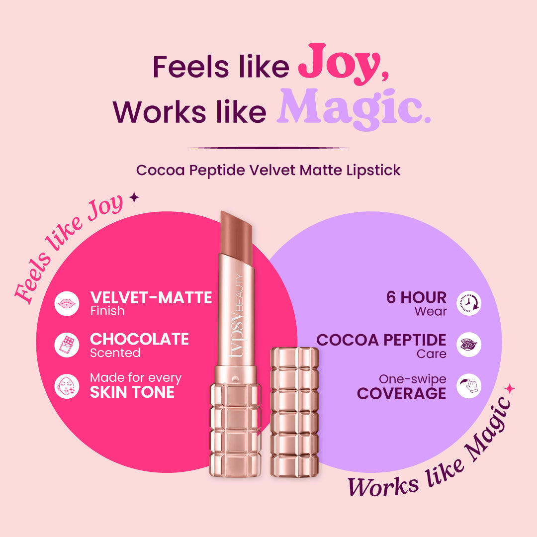 Cocoa Peptide Velvet Matte Lipstick