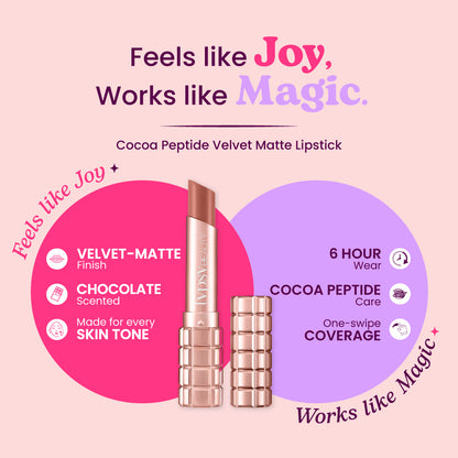 Cocoa Peptide Velvet Matte Lipstick