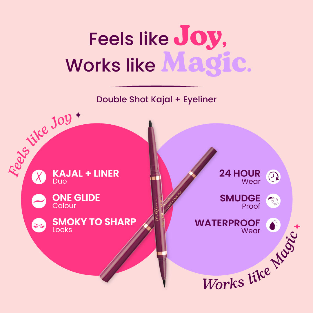 Double Shot Kajal + Eyeliner