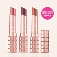 COCOA PEPTIDE VELVET MATTE LIPSTICK TRIO